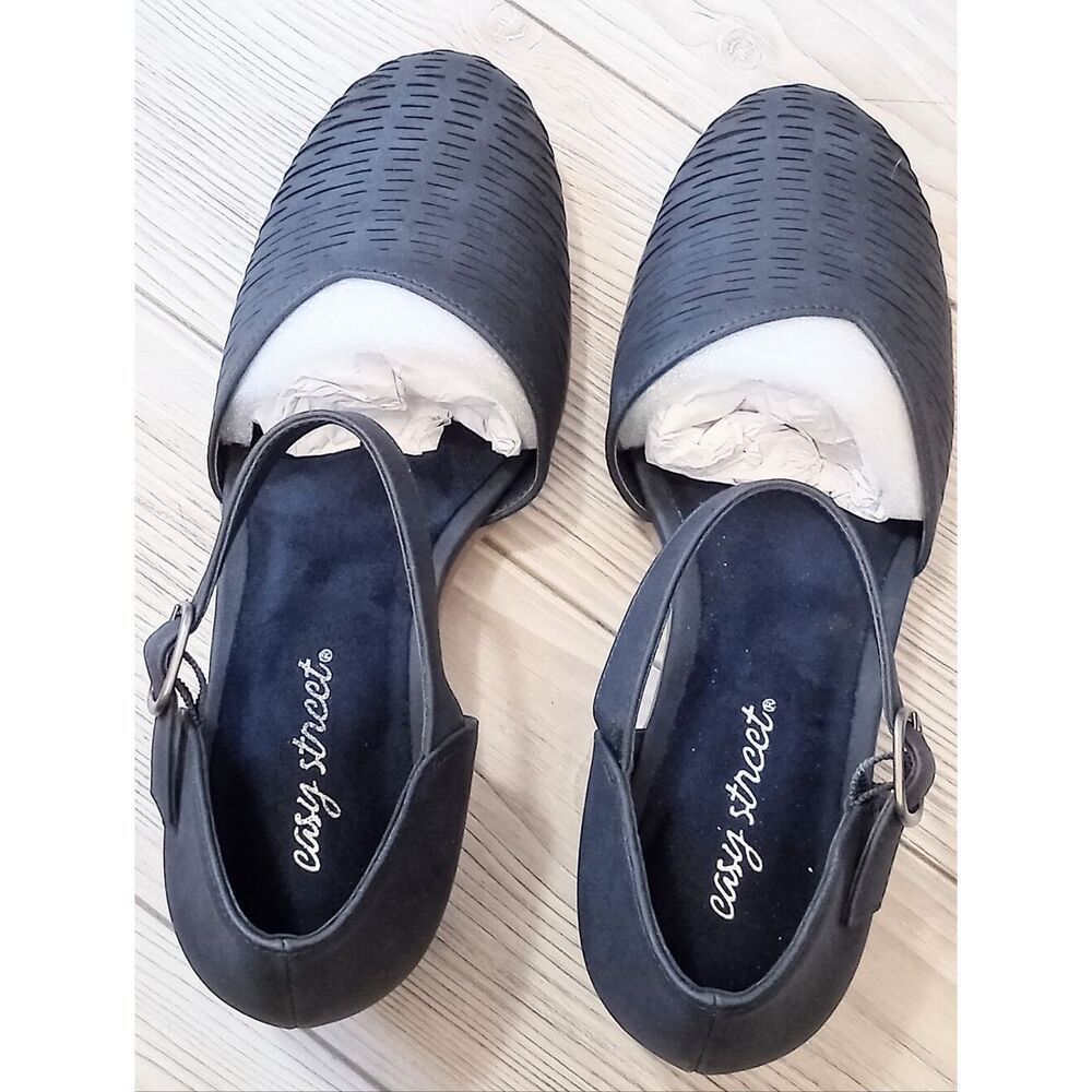 (D-4766) Easy Street NAVY Justina (Women's) Sz 8.5 - Picture 5 of 17